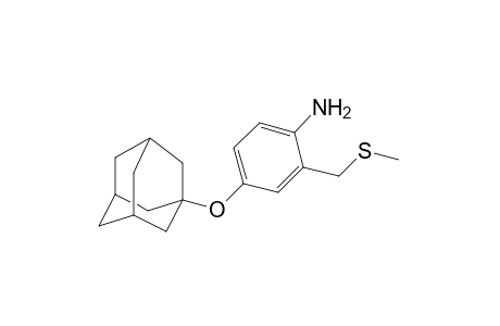 4-[(1-adamantyl)oxy]-alpha-(methylthio)-o-toluidine
