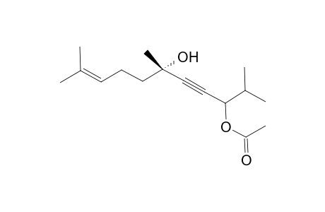 (6S)-2,6,10-Trimethyl-6-hydroxy-3-acetoxy-9-undecaen-4-yne