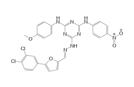 2-furancarboxaldehyde, 5-(3,4-dichlorophenyl)-, [4-[(4-methoxyphenyl)amino]-6-[(4-nitrophenyl)amino]-1,3,5-triazin-2-yl]hydrazone