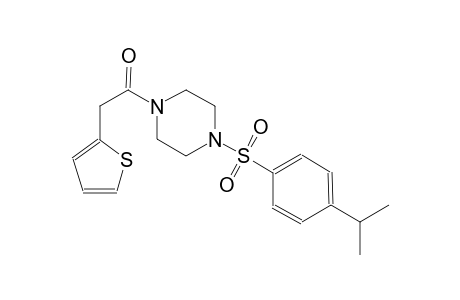piperazine, 1-[[4-(1-methylethyl)phenyl]sulfonyl]-4-(2-thienylacetyl)-