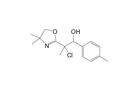 (anti)-2-Chloro-2-(4',4'-dimethyl-2'-oxazolin-2'-yl)-1-(p-tolyl)-1-propanol