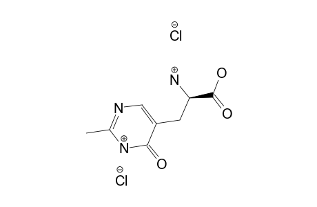 (2S)-AMINO-3-(2-METHYL-4-OXOPYRIMIDIN-5-YL)-PROPIONIC-ACID-DIHYDROCHLORIDE