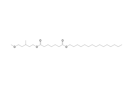 Pimelic acid, 5-methoxy-3-methylpentyl pentadecyl ester