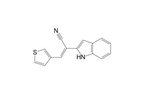 1H-Indole-2-acetonitrile, .alpha.-(3-thienylmethylene)-, (Z)-