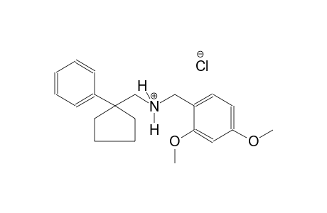 benzenemethanaminium, 2,4-dimethoxy-N-[(1-phenylcyclopentyl)methyl]-, chloride