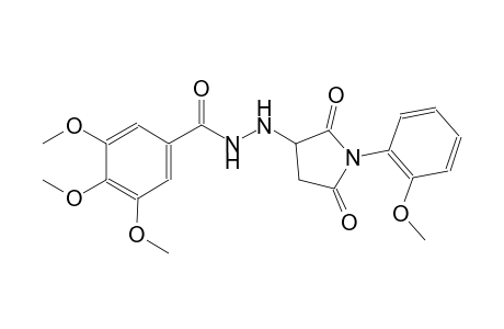 3,4,5-trimethoxy-N'-[1-(2-methoxyphenyl)-2,5-dioxo-3-pyrrolidinyl]benzohydrazide