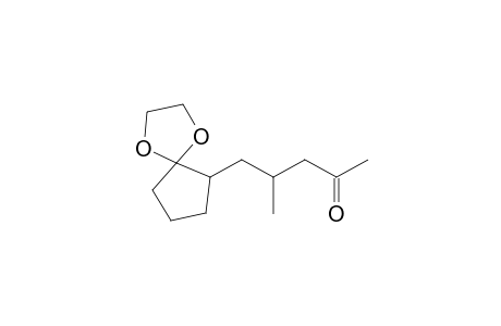 6-(2-Methyl-4-oxohexyl)-1,4-dioxaspiro[4.4]nonane