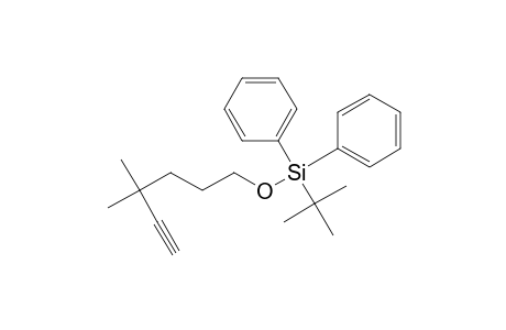 6-[(t-Butyl)diphenylsilyloxy]-3,3-dimethyhex-1-yne