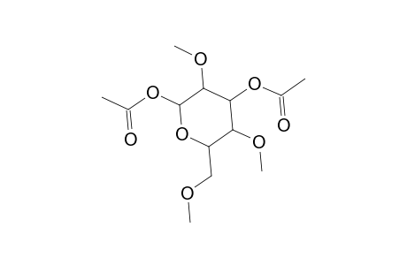 .beta.-D-Mannopyranose, 2,4,6-tri-O-methyl-, diacetate