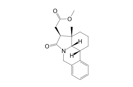 cis-Methyl 3a-methyl-2-oxodecahydroindolo[1,6b,6a-bc]isoquinoline-3-acetate