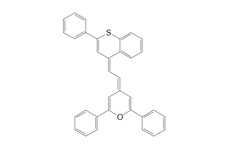 4H-1-benzothiopyran, 4-[2-(2,6-diphenyl-4H-pyran-4-ylidene)ethylidene]-2-phenyl-