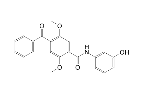 benzamide, 4-benzoyl-N-(3-hydroxyphenyl)-2,5-dimethoxy-