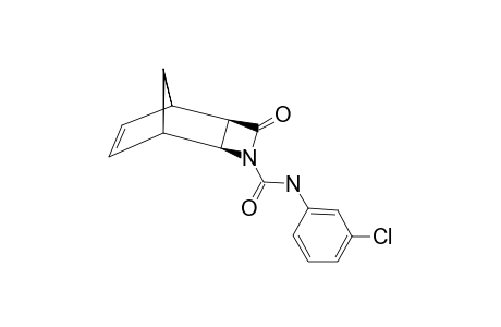 3-Meta-chlorophenyl-carbamoyl-aza-4-oxotetracyclo-[4.2.1.0]-non-7-ene