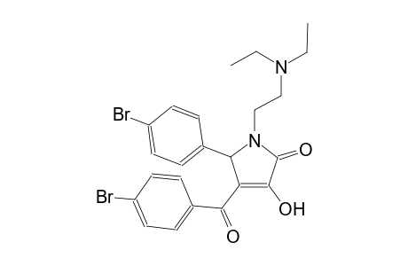 4-(4-bromobenzoyl)-5-(4-bromophenyl)-1-[2-(diethylamino)ethyl]-3-hydroxy-1,5-dihydro-2H-pyrrol-2-one