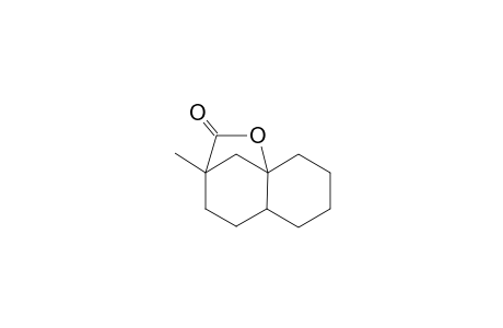 3-Methyl-1,3-lactone-bicyclo[4.4.0(1,6)]decane