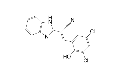 (2E)-2-(1H-benzimidazol-2-yl)-3-(3,5-dichloro-2-hydroxyphenyl)-2-propenenitrile