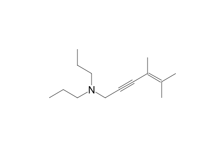 4,5-dimethyl-N,N-dipropyl-1-hex-4-en-2-ynamine