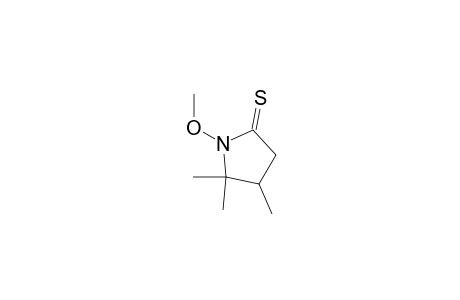 2-Pyrrolidinethione, 1-methoxy-4,5,5-trimethyl-