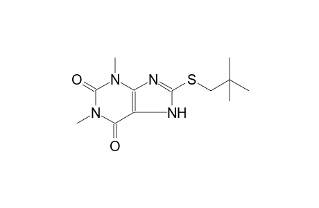 1,3-dimethyl-8-(neopentylsulfanyl)-3,7-dihydro-1H-purine-2,6-dione