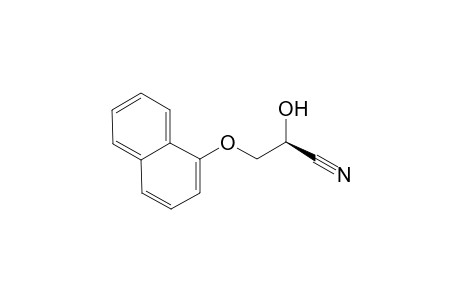 (+-)-2-Hydroxy-3-naphthyloxypropanenitrile