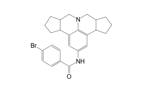 benzamide, N-(3b,4,5,6,6a,7,9,9a,10,11,12,12a-dodecahydrobenzo[ij]dicyclopenta[b,g]quinolizin-2-yl)-4-bromo-