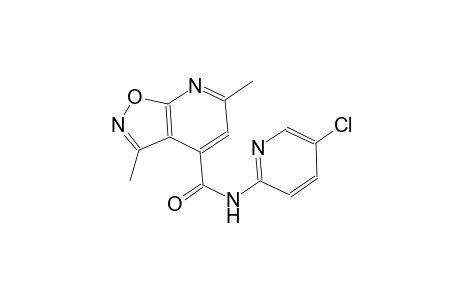 N-(5-chloro-2-pyridinyl)-3,6-dimethylisoxazolo[5,4-b]pyridine-4-carboxamide