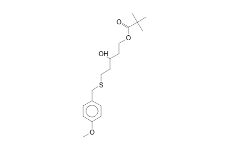 2,2-Dimethylpropionic acid, 3-hydroxy-5-(4-methoxybenzylthio)pentyl ester