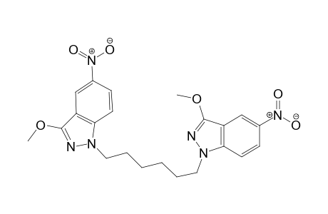 1,1'-Hexamethylenebis(3-methoxy-5-nitro-1H-indazole)