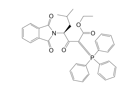 ETHYL-(4S)-6-METHYL-3-OXO-4-PHTHALIMIDO-2-TRIPHENYL-PHOSPHORANYLIDENE-HEXANOATE