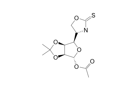 1-O-ACETYL-5-AMINO-5-DEOXY-2,3-O-ISOPROPYLIDENE-BETA-L-GULOFURANOSE-5,6-CYCLIC-THIOCARBAMATE