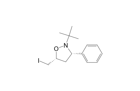 cis-2-(1,1-Dimethylethyl)-3-phenyl-5-(iodomethyl)isoxazolidine