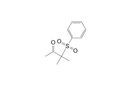 2-Butanone, 3-methyl-3-(phenylsulfonyl)-