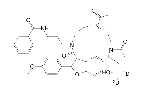 1,16-Ethenofuro[3,4-l][1,5,10]triazacyclohexadecine, benzamide deriv.