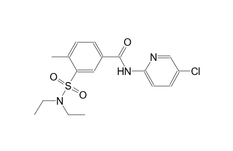 N-(5-chloro-2-pyridinyl)-3-[(diethylamino)sulfonyl]-4-methylbenzamide