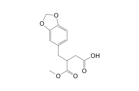 3-(1,3-benzodioxol-5-ylmethyl)-4-methoxy-4-oxidanylidene-butanoic acid