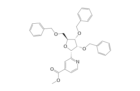 METHYL-2-(2',3',5'-TRI-O-BENZYL-D-RIBOFURANOSYL)-ISONICOTINATE