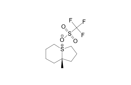 CIS-6-METHYL-1-THIONIABICYCLO-[4.3.0]-NONANE-TRIFLUOROMETHANESULFONATE