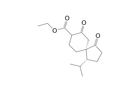 (1R,5S)-Ethyl 1-Isopropyl-4,7-dioxo-spiro[4.5]decane-8-carboxylate