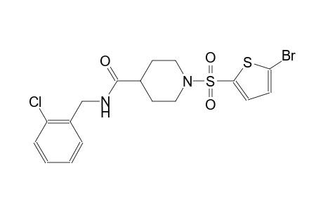 1-[(5-bromo-2-thienyl)sulfonyl]-N-(2-chlorobenzyl)-4-piperidinecarboxamide