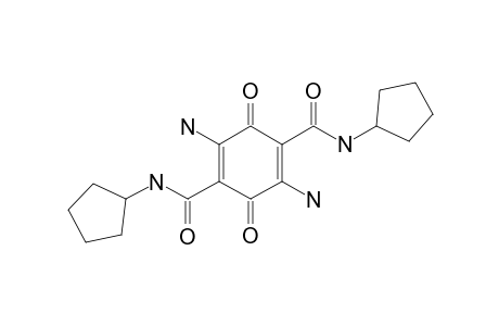 2,5-diamino-N,N'-dicyclopentyl-3,6-diketo-cyclohexa-1,4-diene-1,4-dicarboxamide