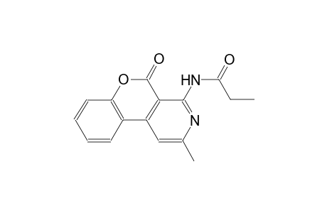 N-(2-Methyl-5-oxo-5H-chromeno[3,4-c]pyridin-4-yl)-propionamide