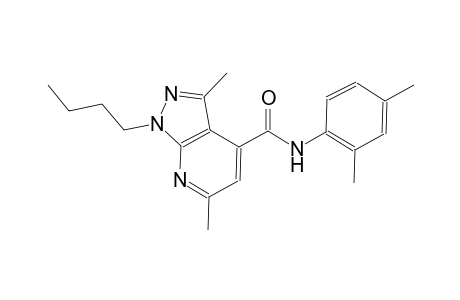 1-butyl-N-(2,4-dimethylphenyl)-3,6-dimethyl-1H-pyrazolo[3,4-b]pyridine-4-carboxamide