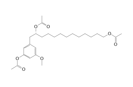 (2'R)-1-O-ACETYL-5-(2,13-DIACETOXYTRIDECYL)-3-O-METHYLRESORCINOL