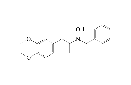 N-benzyl-N-(3,4-dimethoxy-alpha-methylphenethyl)hydroxylamine