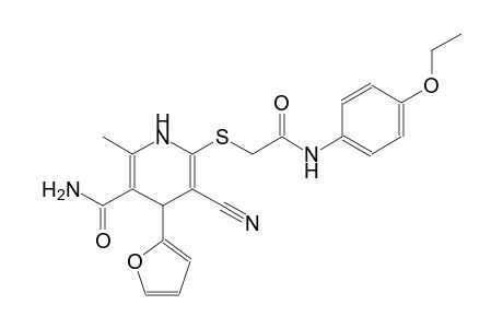 3-pyridinecarboxamide, 5-cyano-6-[[2-[(4-ethoxyphenyl)amino]-2-oxoethyl]thio]-4-(2-furanyl)-1,4-dihydro-2-methyl-