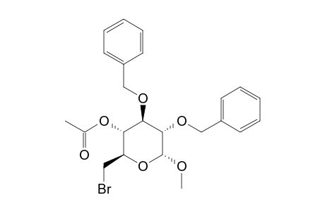 4-O-ACETYL-2,3-DI-O-BENZYL-6-BROMO-6-DEOXY-ALPHA-D-GLUCOPYRANOSIDE