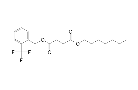 Succinic acid, heptyl 2-(trifluoromethyl)benzyl ester