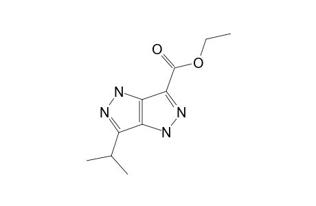 ETHYL-6-(PROPAN-2-YL)-1,4-DIHYDROPYRAZOLO-[4,3-C]-PYRAZOLE-3-CARBOXYLATE