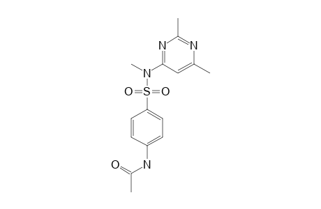 N-[4-[(2,6-dimethylpyrimidin-4-yl)-methylsulfamoyl]phenyl]acetamide
