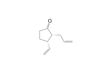 Cyclopentanone, 3-ethenyl-2-(2-propenyl)-, cis-